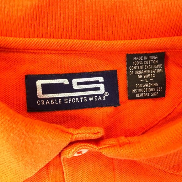 Syracuse Orange Basketball Men's Polo Shirt Large Short Sleeve Casual - Picture 5 of 8